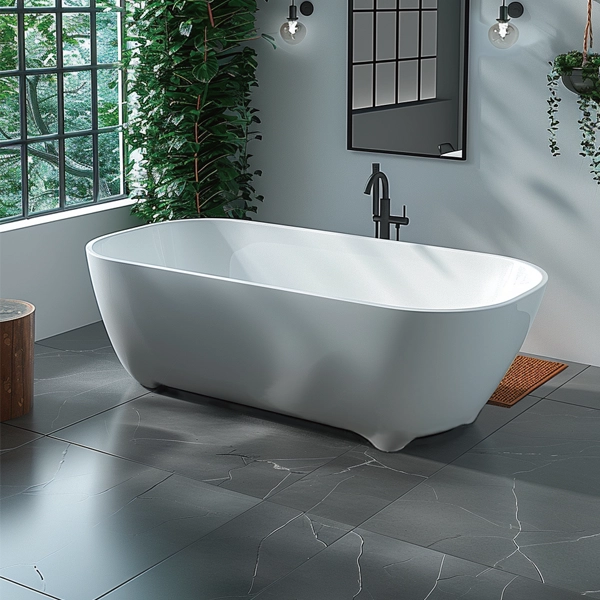 Solid-Surface-Bathtub-D-6080